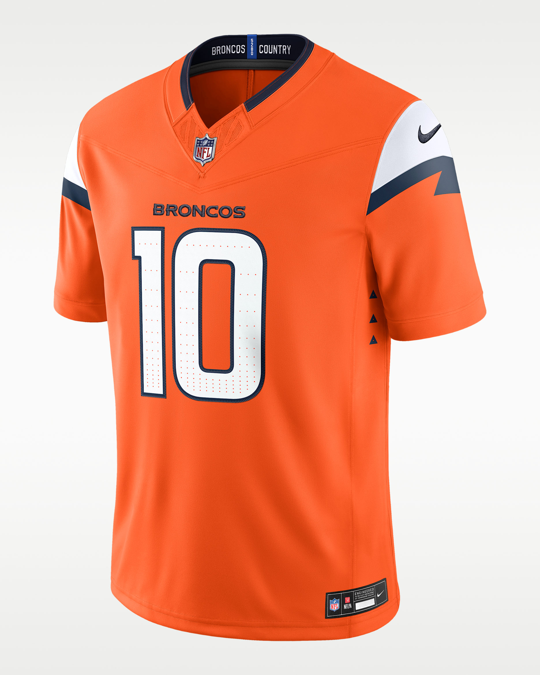 NIKE(ナイキ)NFL デンバーブロンコス　ジャージ　ユニフォーム Bo Nix Denver Broncos Men's Nike Dri-FIT NFL Limited Jersey. Nike.com